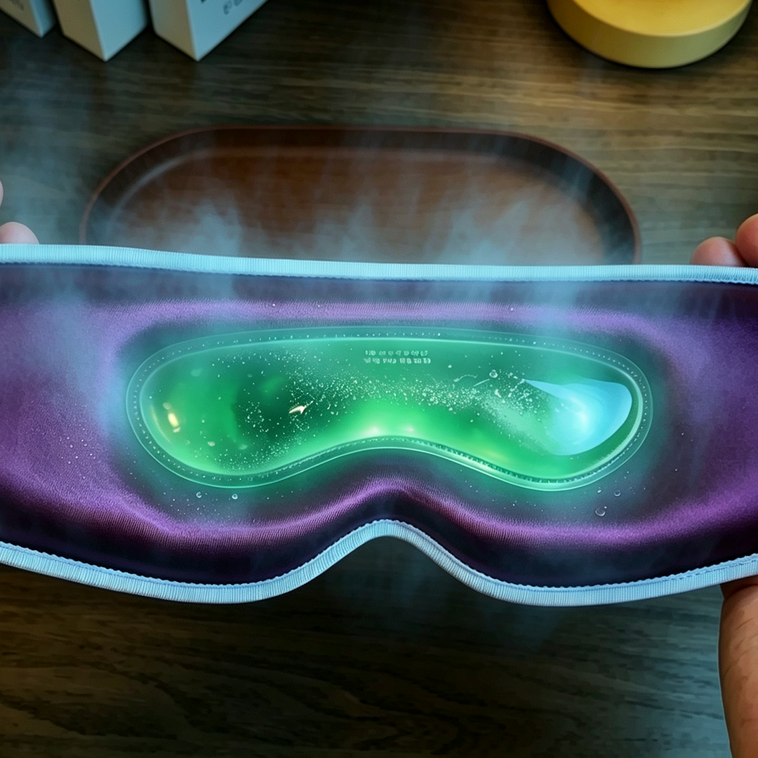 MongDa V3 sleep mask with cooling gel insert for refreshing comfort