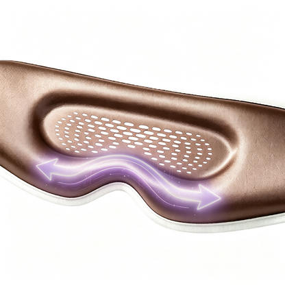 3D contoured sleep mask designed to block out light